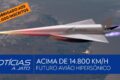 Avião hipersônico japonês da JAXA resistindo a 1000°C em voo
