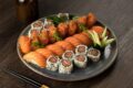 Sushi premium brasileiro servido em restaurante de luxo em Portugal