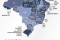 Mapa do Brasil mostrando expansão do PCC e CV contra McDonald's