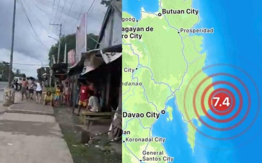 Sismo de 8,2 graus atinge ilha de Mindanao nas Filipinas com alerta de tsunami