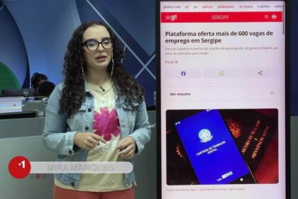 Tela do portal GO Sergipe exibindo vagas de emprego com aviso de login gov.br obrigatório