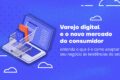 Palco da ExpoCommerce Uberaba com painel LED de 70m² para evento de varejo digital