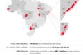 Sede da ANP em Brasília com gráficos de gás natural e logotipo da Petrobras ao fundo