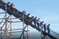 Montanha-russa Montezum do Hopi Hari, maior atração do parque, onde jovem sofreu traumatismo craniano