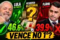 Flávio Bolsonaro discursa em comício no Rio de Janeiro durante campanha eleitoral
