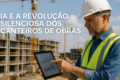 Canteiro de obras em Rio das Ostras com placa de alvará de construção aprovado em 24 horas