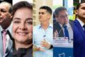 Candidatos ao governo do Amazonas 2026 campaignando em municípios do interior do estado