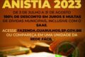 Projeto de lei da anistia fiscal 100% em dívidas municipais de Taubaté na Câmara