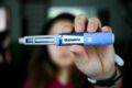 Caneta aplicadora Kyinsu da Novo Nordisk combinando insulina icodeca semanal e semaglutida em única injeção para diabetes tipo 2