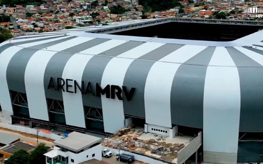 Arena MRV com tecnologia Huawei: estádio moderno com infraestrutura de inteligência artificial e monitoramento em tempo real