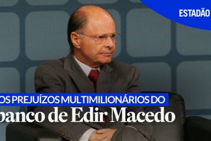 Ilustração bancária com documentos financeiros, logotipo do Banco Digimais e valores em reais representando investimento de R$ 271 milhões em papéis do Besc