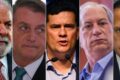 Candidatos presidenciais em evento discutindo regulação de apostas, agronegócio e segurança pública
