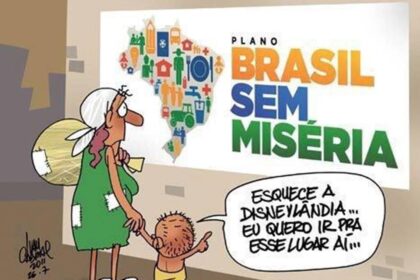 Gráfico mostra queda do índice de miséria no Brasil enquanto felicidade estagna