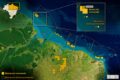 Plataforma de petróleo em águas ultraprofundas na Foz do Amazonas, Brasil