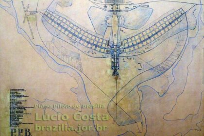 Mapa de calor de Brasília mostrando aumento de temperatura e congestionamento viário