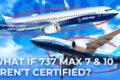 Boeing 737 MAX avião comercial na pista aeroporto investigação FAA