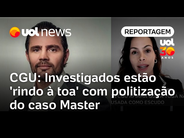 Ministro Vinícius Carvalho da CGU alerta sobre politização do Caso Master em entrevista