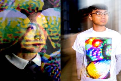 Camisa com padrão geométrico que engana algoritmos de vigilância por IA