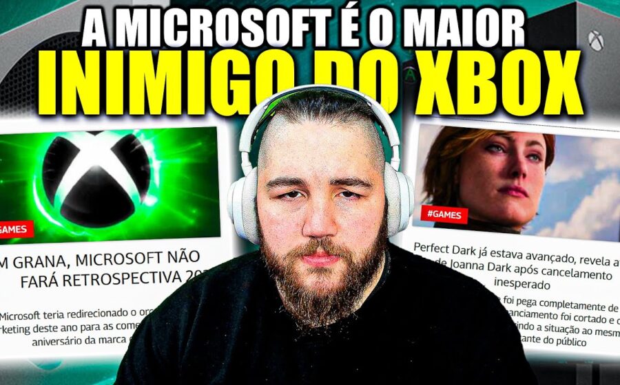 Logotipo Xbox rachado simboliza crise interna e demissões em estúdios como id Software