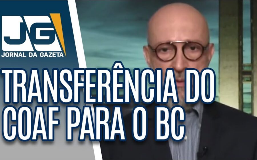 Ilustração de carteira digital autocustodiada com alerta regulatório do Banco Central e Coaf para transferências acima de US$ 10 mil