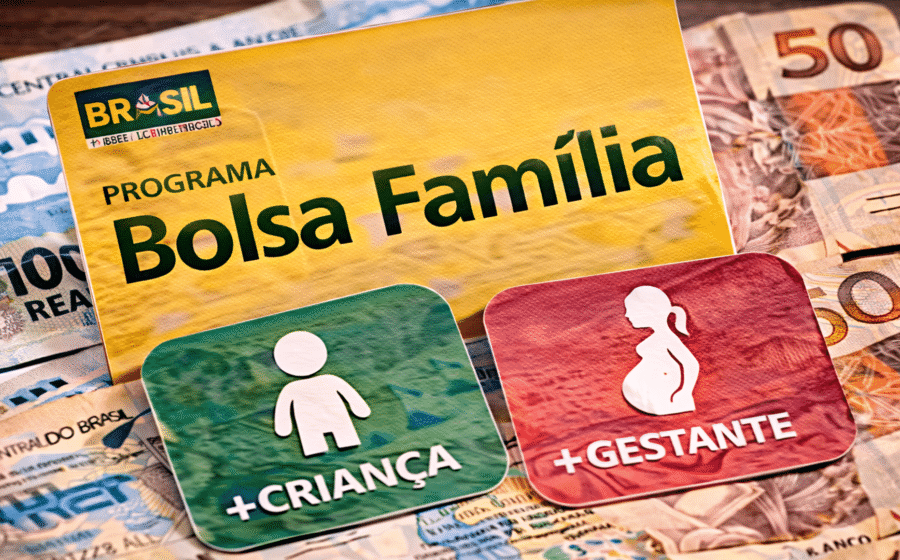 Ilustração de cashback tributário para Bolsa Família 2027: R$ 350 para 28 milhões
