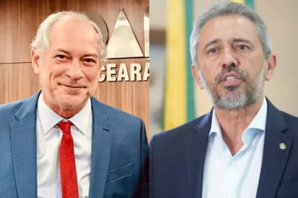 Gráfico de pesquisa Datafolha mostra Ciro Gomes com 44% e Elmano de Freitas 43% para governador do Ceará 2026