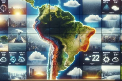 Nevoeiro denso encobrindo ruas de Santo André ao amanhecer com temperatura de 16°C