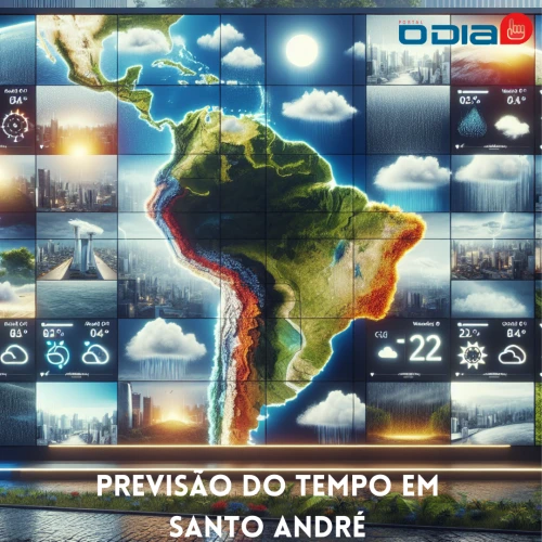 Nevoeiro denso encobrindo ruas de Santo André ao amanhecer com temperatura de 16°C