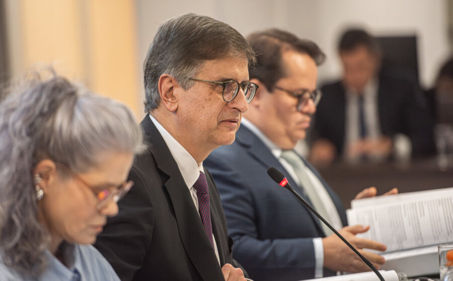Conselho Superior do MPF em sessão para decidir investigação contra procurador-geral Paulo Gonet