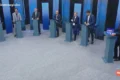 Sete candidatos ao Senado por SC no palco do debate da NSC TV