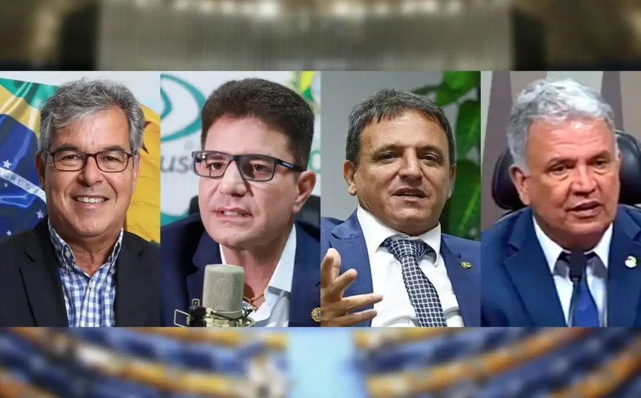 Cadeiras vazias no palco do debate ao Senado no Acre com 4 favoritos ausentes