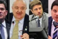 Debate ao governo do Paraná com Sergio Moro, Requião Filho e Sandro Alex no estúdio da RPC