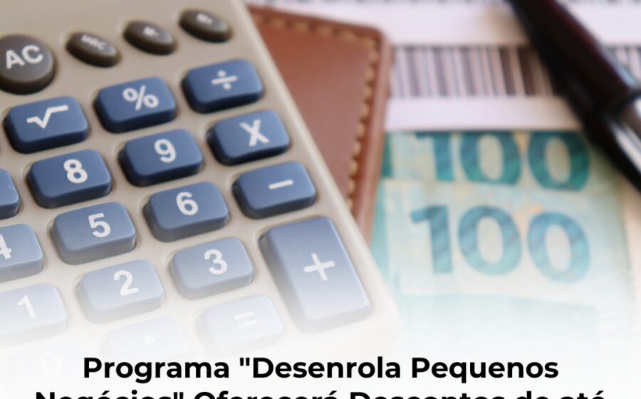Ilustração do Desenrola 3.0: dívida de R$ 10 mil cai para R$ 1 mil com desconto de 90% em leilão do governo