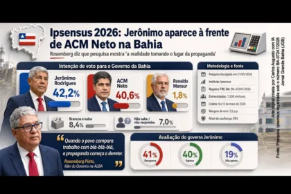 Infográfico das eleições ES 2026: 5 candidatos ao governo e 2,9 milhões de eleitores, maioria mulheres