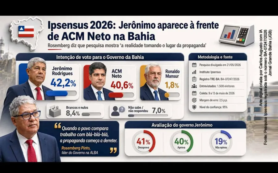 Infográfico das eleições ES 2026: 5 candidatos ao governo e 2,9 milhões de eleitores, maioria mulheres