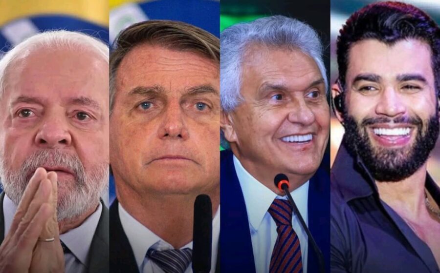 Mapa do Ceará destacando interior com fotos de três candidatos em campanha e cinco cadeiras vazias representando ausências
