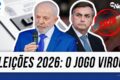 Eleitor votando na urna eletrônica sem celular na cabine de votação