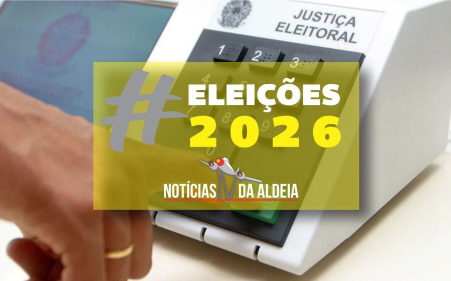 Eleitor usando smartphone para justificar voto ausente nas eleições 2026 pelo app e-Título