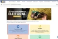 Eleitor consulta local de votação no site do TSE para eleições 2026