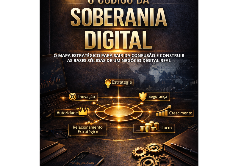 Mapa da Europa com ícones de código aberto substituindo logos de Big Tech, simbolizando soberania digital