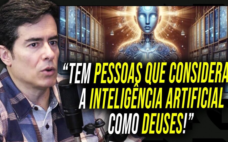 Empresários conversando em evento presencial, networking ao vivo como antídoto à ansiedade da IA