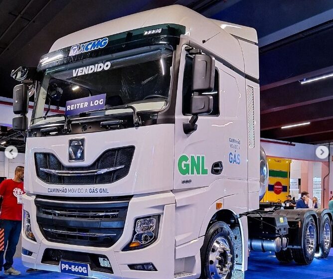 Caminhões chineses movidos a hidrogênio e híbridos plug-in expostos no Salão de Hannover como prévia da Fenatran 2026