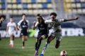 Jogadoras do Corinthians e São Paulo em campo na final do Brasileirão Feminino 2024 na Neo Química Arena