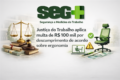 Agência da Caixa Econômica Federal com funcionários atendendo durante greve parcial determinada pelo TST