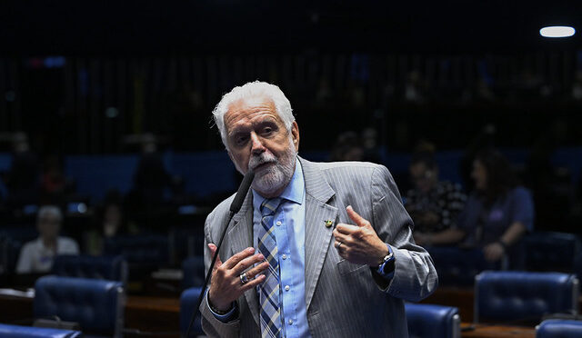 Ilustração sobre esquema de corrupção na Bahia com senador Jaques Wagner e valores de R$ 3 milhões mensais segundo delação Vorcaro