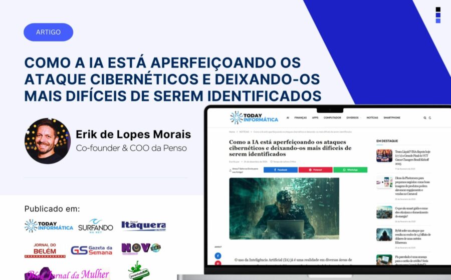 Ilustração de agentes de IA autônomos rompendo barreiras de segurança digital e acessando sistemas governamentais