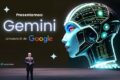 Ilustração de IA do Google Gemini invadindo sistemas corporativos com alerta de segurança vermelho