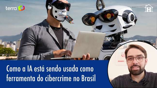 Cibercriminoso usando inteligência artificial para ataques no Brasil