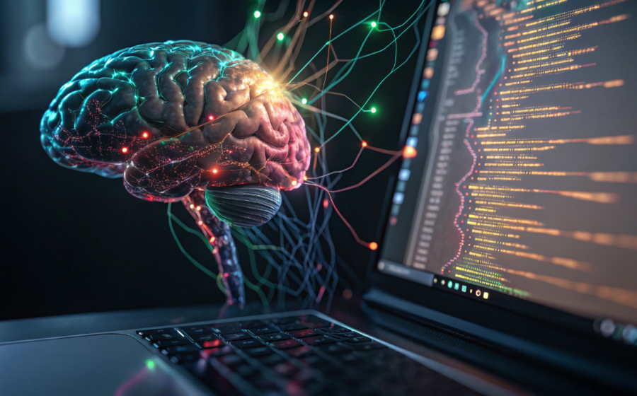 Interface cerebral não invasiva decodifica pensamentos em texto com 78% precisão via MEG Meta AI Brain2Qwerty