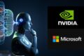 Logotipo da Nvidia com escudo digital representando segurança e controle de IA autônoma